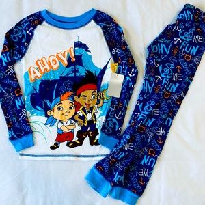 Boys Brand New Disney Captain Jake PJ Set